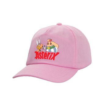 Asterix and Obelix, Καπέλο Ενηλίκων Baseball, 100% Βαμβακερό,  ΡΟΖ (ΒΑΜΒΑΚΕΡΟ, ΕΝΗΛΙΚΩΝ, UNISEX, ONE SIZE)