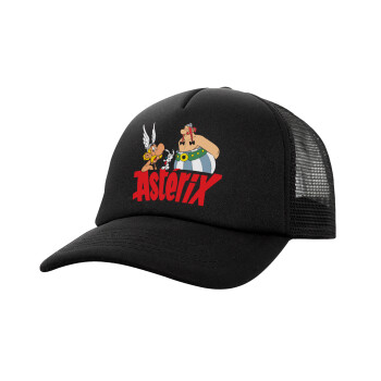 Asterix and Obelix, Καπέλο Soft Trucker με Δίχτυ Μαύρο 