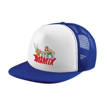 Asterix and Obelix, Καπέλο Soft Trucker με Δίχτυ Blue/White 