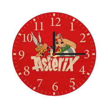 Asterix and Obelix, Ρολόι τοίχου ξύλινο plywood (20cm)
