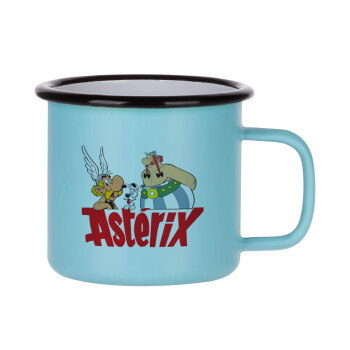 Asterix and Obelix, Κούπα Μεταλλική εμαγιέ ΜΑΤ σιέλ 360ml