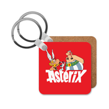 Asterix and Obelix, Μπρελόκ Ξύλινο τετράγωνο MDF