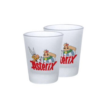 Asterix and Obelix, Σφηνοπότηρα γυάλινα 45ml του πάγου (2 τεμάχια)