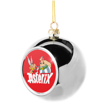 Asterix and Obelix, Χριστουγεννιάτικη μπάλα δένδρου Ασημένια 8cm