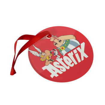 Asterix and Obelix, Χριστουγεννιάτικο στολίδι γυάλινο 9cm
