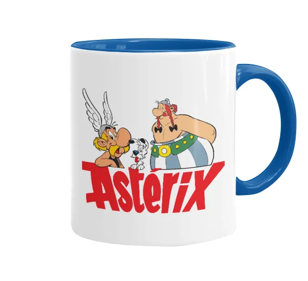 Asterix and Obelix — Κούπα χρωματιστή μπλε, κεραμική, 330ml