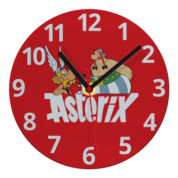 Asterix and Obelix — Ρολόι τοίχου γυάλινο 20cm