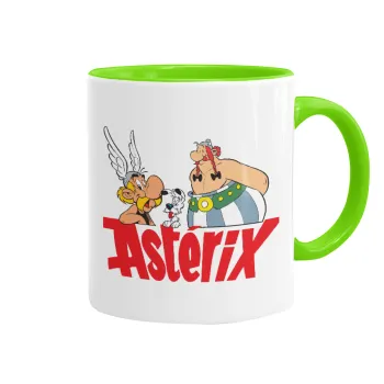 Asterix and Obelix, Κούπα χρωματιστή βεραμάν, κεραμική, 330ml