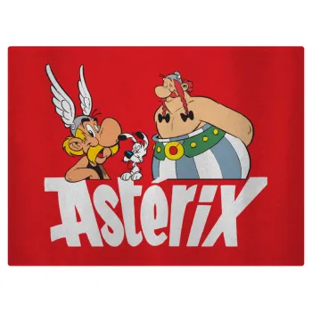 Asterix and Obelix, Επιφάνεια κοπής γυάλινη (38x28cm)