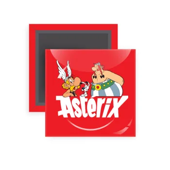 Asterix and Obelix, Μαγνητάκι ψυγείου τετράγωνο διάστασης 5x5cm