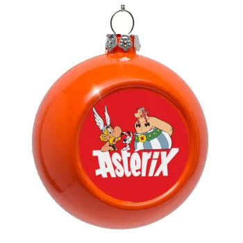 Asterix and Obelix, Orange Christmas tree ornament bauble 8cm