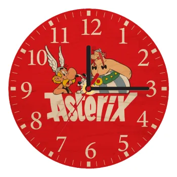 Asterix and Obelix, Ρολόι τοίχου ξύλινο plywood (20cm)