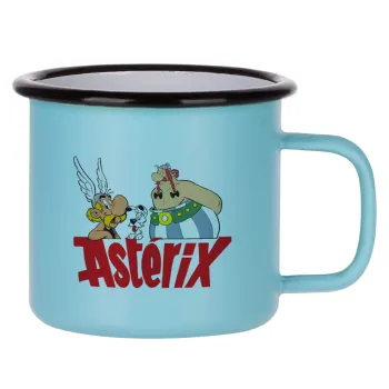 Asterix and Obelix, Κούπα Μεταλλική εμαγιέ ΜΑΤ σιέλ 360ml