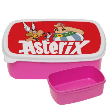Asterix and Obelix, ΡΟΖ παιδικό δοχείο φαγητού (lunchbox) πλαστικό (BPA-FREE) Lunch Βox M18 x Π13 x Υ6cm