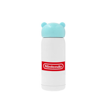 Nintendo, Γαλάζιο ανοξείδωτο παγούρι θερμό (Stainless steel), 320ml