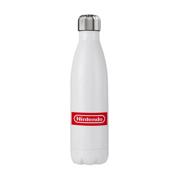 Nintendo, Μεταλλικό παγούρι θερμός (Stainless steel), διπλού τοιχώματος, 750ml