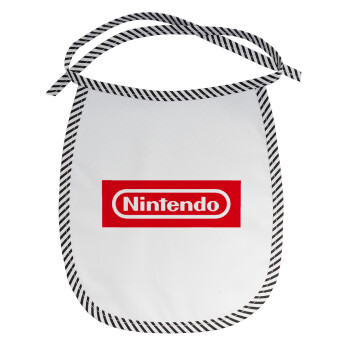 Nintendo, Σαλιάρα μωρού αλέκιαστη με κορδόνι Μαύρη