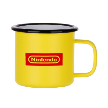 Nintendo, Κούπα Μεταλλική εμαγιέ ΜΑΤ Κίτρινη 360ml