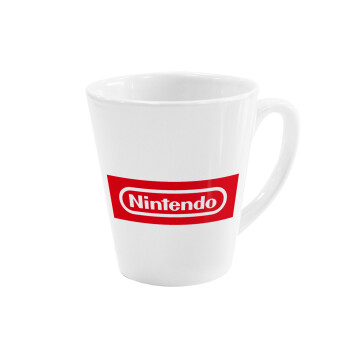 Nintendo, Κούπα κωνική Latte Λευκή, κεραμική, 300ml