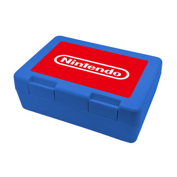 Nintendo, Παιδικό δοχείο κολατσιού ΜΠΛΕ 185x128x65mm (BPA free πλαστικό)