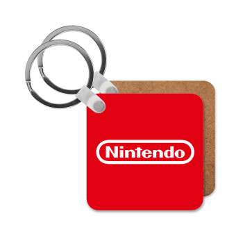 Nintendo, Μπρελόκ Ξύλινο τετράγωνο MDF