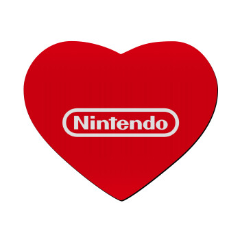 Nintendo, Mousepad καρδιά 23x20cm