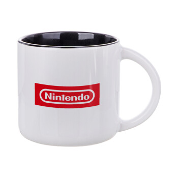 Nintendo, Κούπα κεραμική 400ml Λευκή/Μαύρη