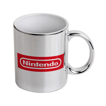 Nintendo, Mug ceramic, silver mirror, 330ml