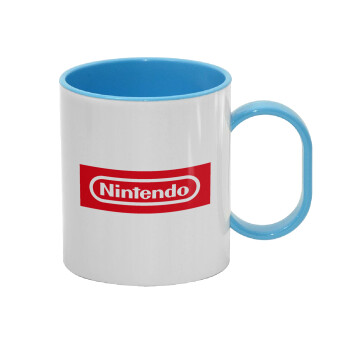 Nintendo, Κούπα (πλαστική) (BPA-FREE) Polymer Μπλε για παιδιά, 330ml