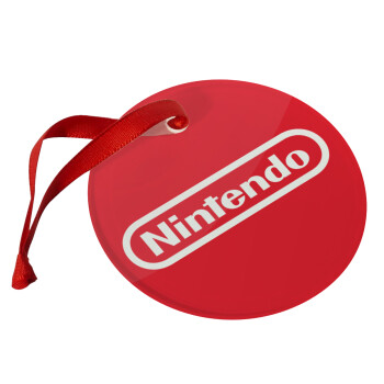 Nintendo, Χριστουγεννιάτικο στολίδι γυάλινο 9cm