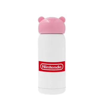 Nintendo, Ροζ ανοξείδωτο παγούρι θερμό (Stainless steel), 320ml