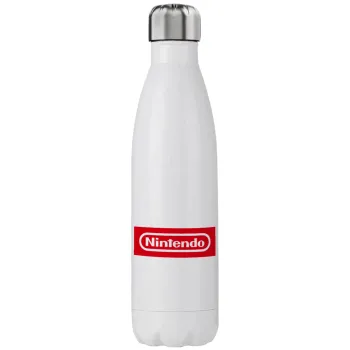 Nintendo, Μεταλλικό παγούρι θερμός (Stainless steel), διπλού τοιχώματος, 750ml
