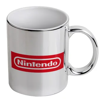 Nintendo, Κούπα κεραμική, ασημένια καθρέπτης, 330ml
