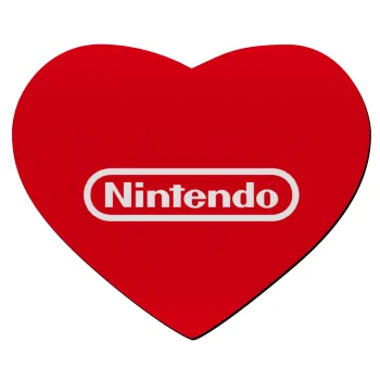 Nintendo, Mousepad heart 23x20cm