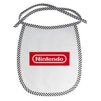 Nintendo, Σαλιάρα μωρού αλέκιαστη με κορδόνι Μαύρη