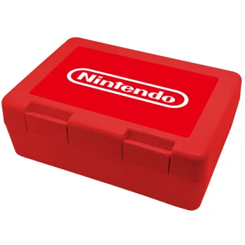 Nintendo, Children's cookie container RED 185x128x65mm (BPA free plastic)