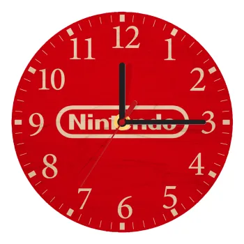 Nintendo, Ρολόι τοίχου ξύλινο plywood (20cm)