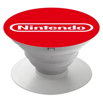 Nintendo, Phone Holders Stand  White Hand-held Mobile Phone Holder