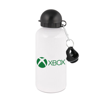 xbox, Metal water bottle, White, aluminum 500ml