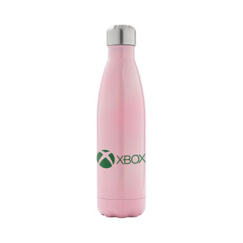 xbox, Metal mug thermos Pink Iridiscent (Stainless steel), double wall, 500ml
