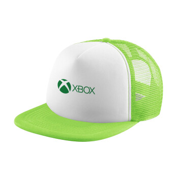 xbox, Καπέλο Soft Trucker με Δίχτυ Πράσινο/Λευκό