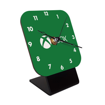 xbox, Επιτραπέζιο ρολόι ξύλινο με δείκτες (10cm)