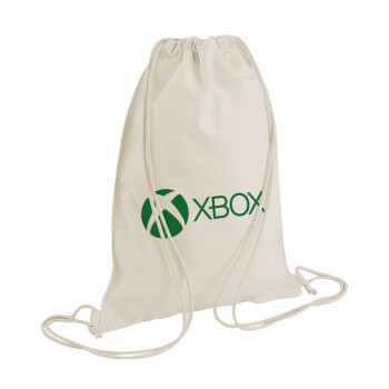xbox, Backpack bag GYMBAG natural (28x40cm)