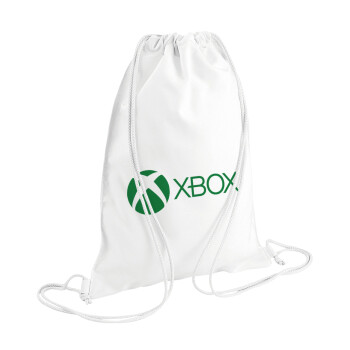 xbox, Τσάντα πλάτης πουγκί GYMBAG λευκή (28x40cm)