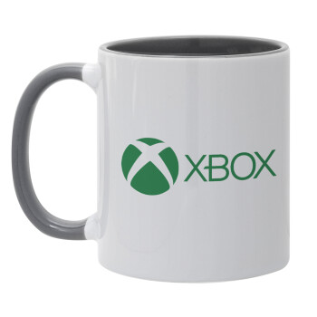 xbox, Κούπα χρωματιστή γκρι, κεραμική, 330ml
