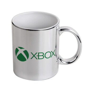 xbox, Mug ceramic, silver mirror, 330ml