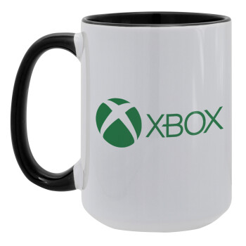 xbox, Κούπα Mega 15oz, κεραμική Μαύρη, 450ml