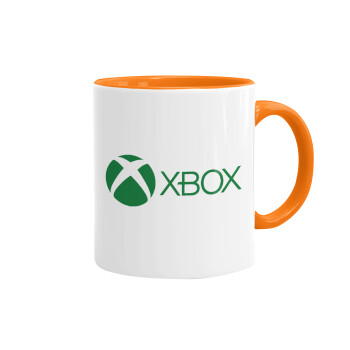 xbox, Mug colored orange, ceramic, 330ml