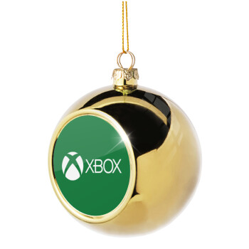 xbox, Χριστουγεννιάτικη μπάλα δένδρου Χρυσή 8cm