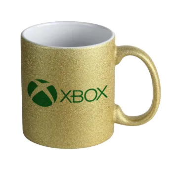 xbox, Κούπα Χρυσή Glitter που γυαλίζει, κεραμική, 330ml